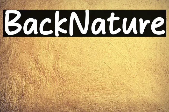 Back Nature Example 2