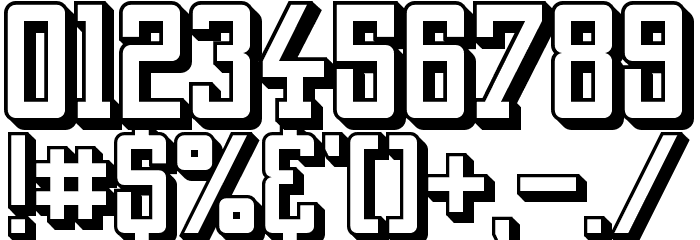 Back On Lime Font OTHER CHARS