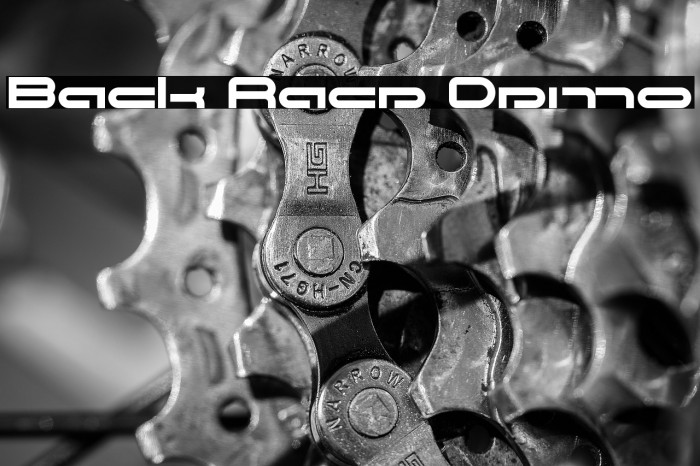 Back Race Demo Example 1