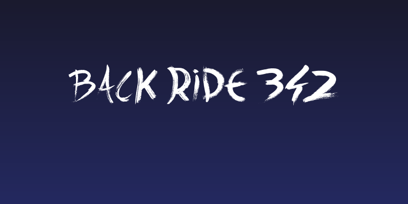 Back Ride 342 Social Header