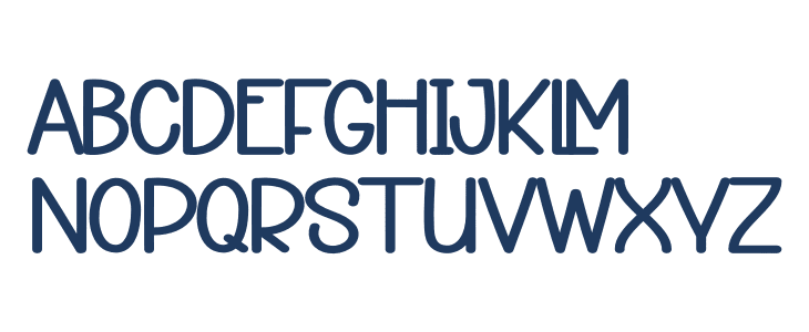Back School Uppercase