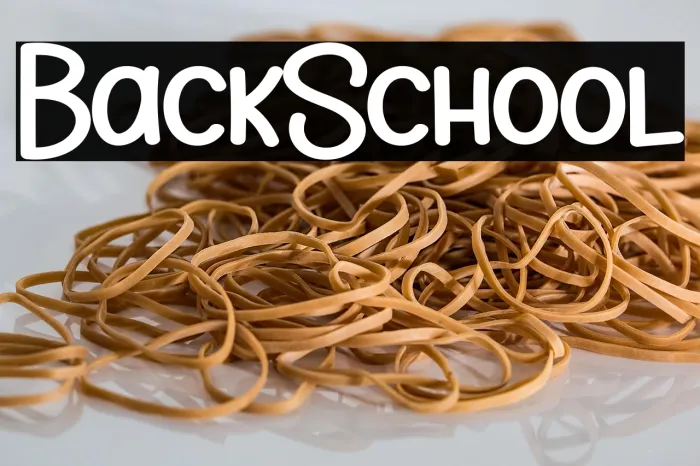 Back School Example 3