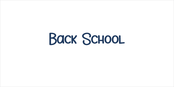 Back School Logo