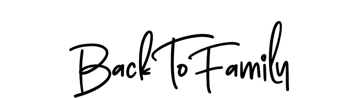 Back To Family  font caratteri gratis