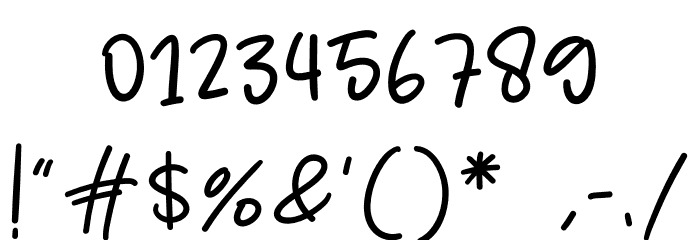 Back To Family Font OTHER CHARS