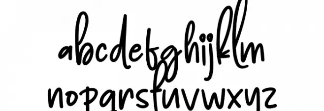 Back To Family Schriftart Kleinbuchstaben