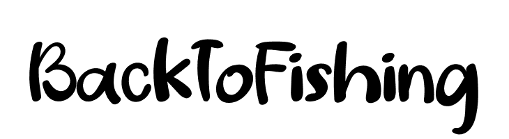 Back To Fishing  Fuentes Gratis Descargar