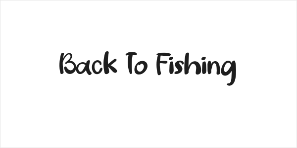 Back To Fishing Logo