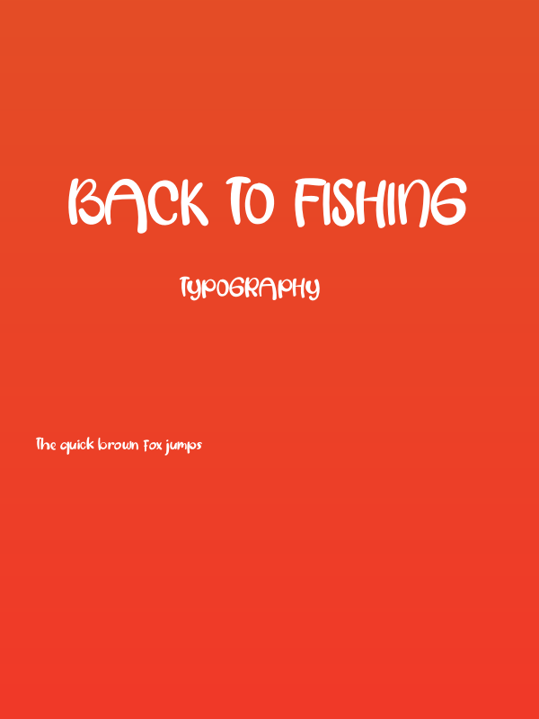 Back To Fishing Poster