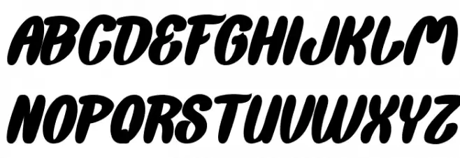 Back To Nature Bold Italic Fonte MAIÚSCULAS
