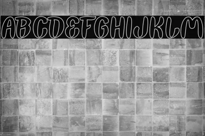 Back To Nature-Hollow Font examples