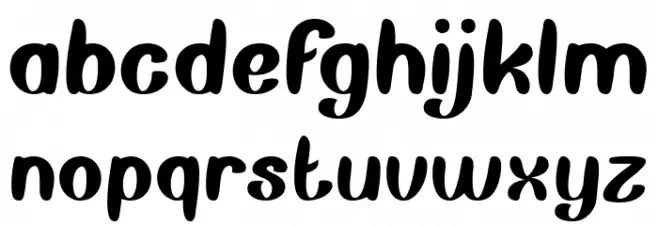Back To Nature-Light Schriftart Kleinbuchstaben