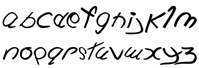 Back To School Font LOWERCASE