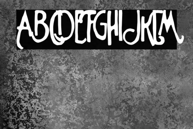 Back To The Fantasy Font examples