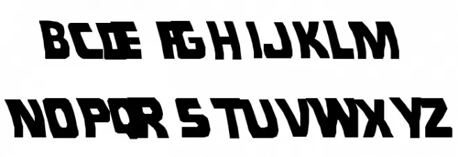 Back To The Future Schriftart Groß