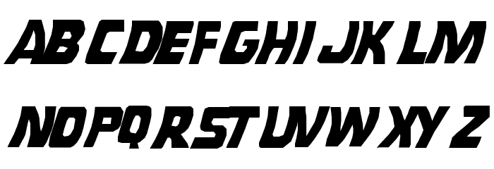 Back To The Future Font LOWERCASE