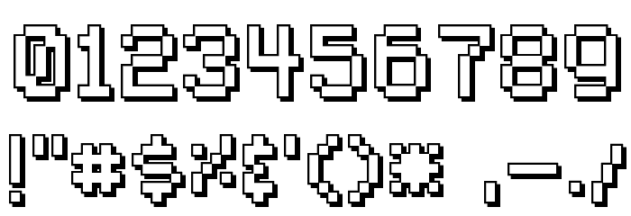Back to 1982 Font OTHER CHARS