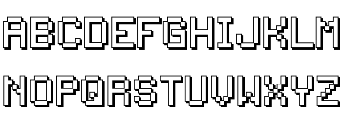 Back to 1982 Font LOWERCASE