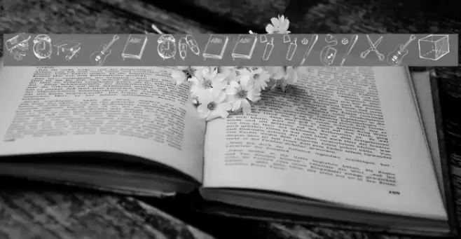 Back to School Elements DEMO خط examples