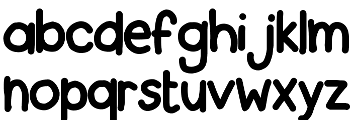 Back to School Font LOWERCASE