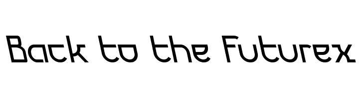 Back to the Futurex  Frei Schriftart Herunterladen