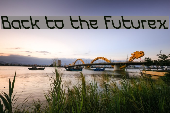 Back to the Futurex Font examples