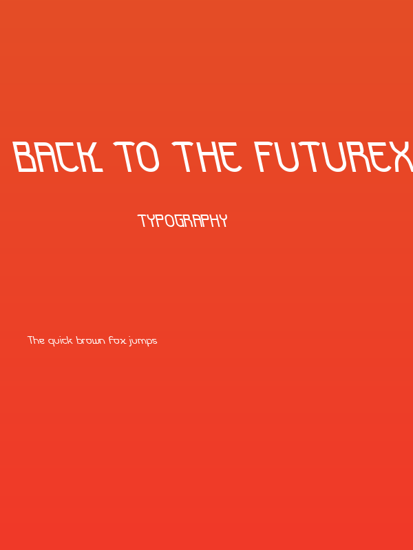Back to the Futurex Poster