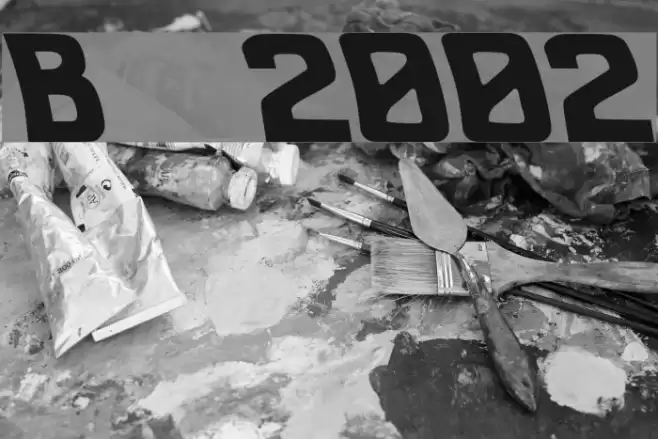 Back to the future 2002 Font examples