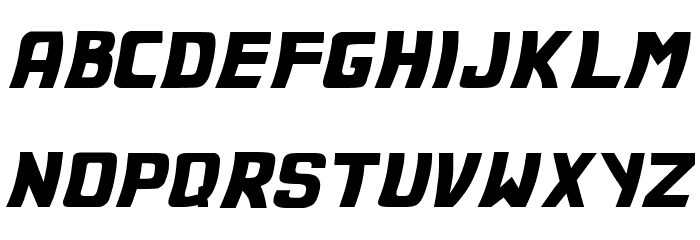 Back to the future 2002 Font LOWERCASE