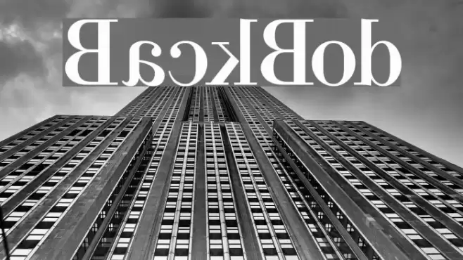 BackBod Font examples