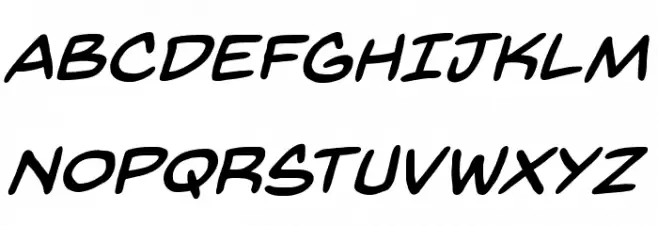 BackIssuesBB-Italic 字体 大写