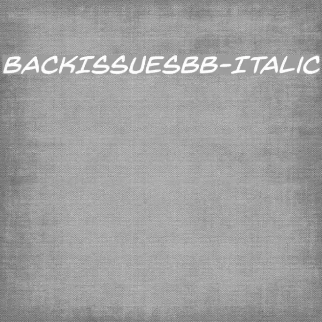 BackIssuesBB-Italic Example 2