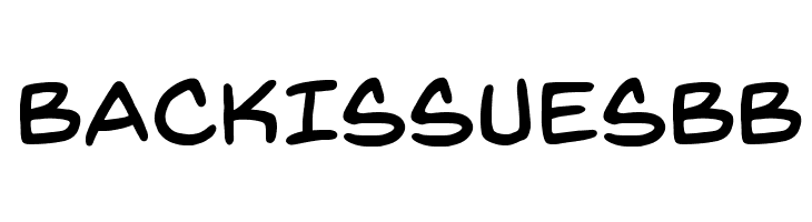 BackIssuesBB Font