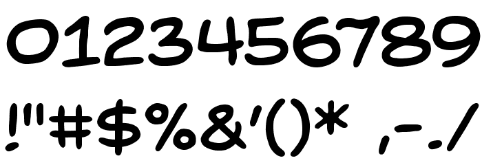 BackIssuesBB Font OTHER CHARS