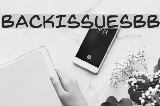 BackIssuesBB Font examples