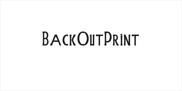 BackOutPrint Logo