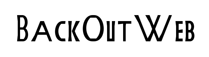 BackOutWeb  font caratteri gratis