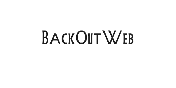 BackOutWeb Logo