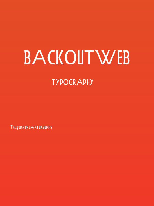 BackOutWeb Poster