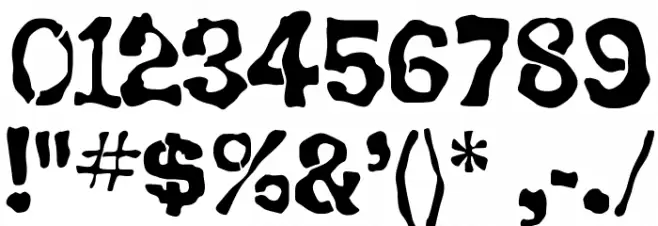 BackSplatter Drippy Fuentes OTROS CHARS