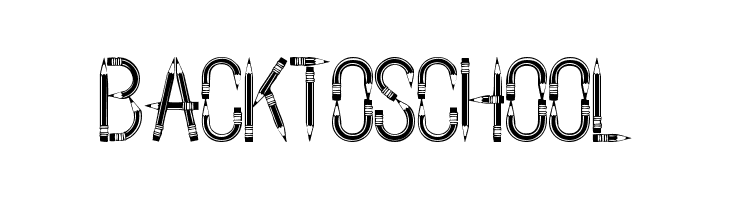 BackToSchool Font