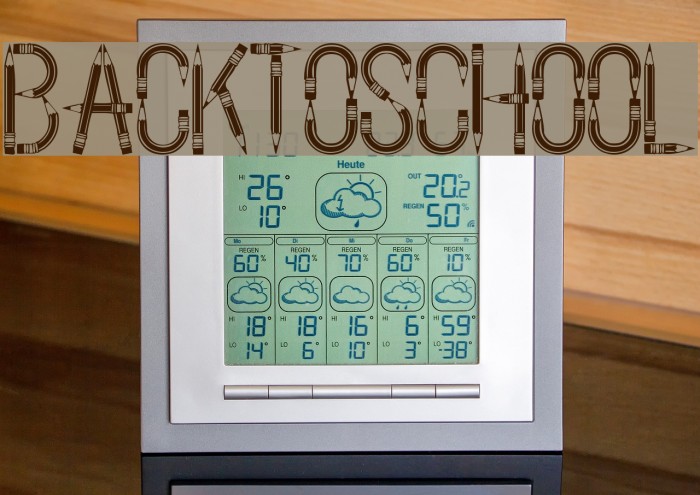 BackToSchool لخطوط تنزيل examples