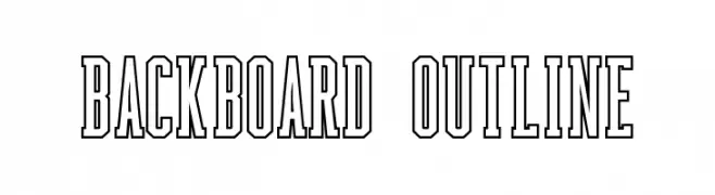 Backboard Outline  لخطوط تنزيل