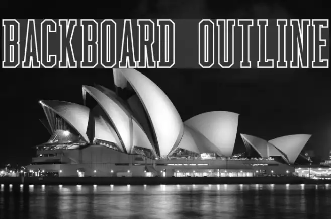 Backboard Outline Example 2