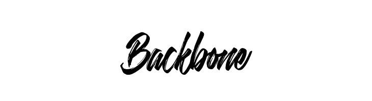 Backbone  नि: शुल्क फ़ॉन्ट्स डाउनलोड