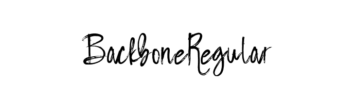 BackboneRegular  Frei Schriftart Herunterladen