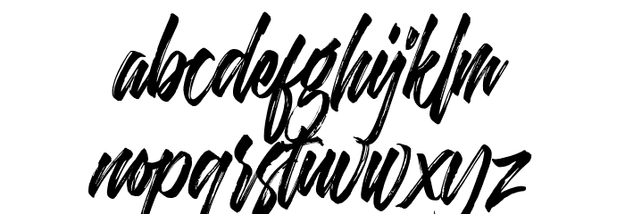 Backbone Font LOWERCASE