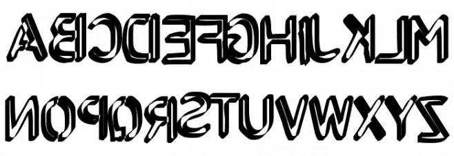 Backcab Original 字体 大写