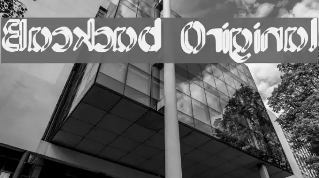 Backcab Original Fonte examples