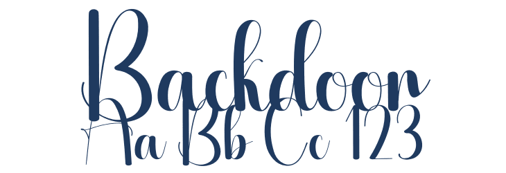 Backdoor Font Preview